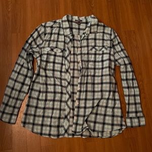 Eddie Bauer Woman’s Blue Flannel